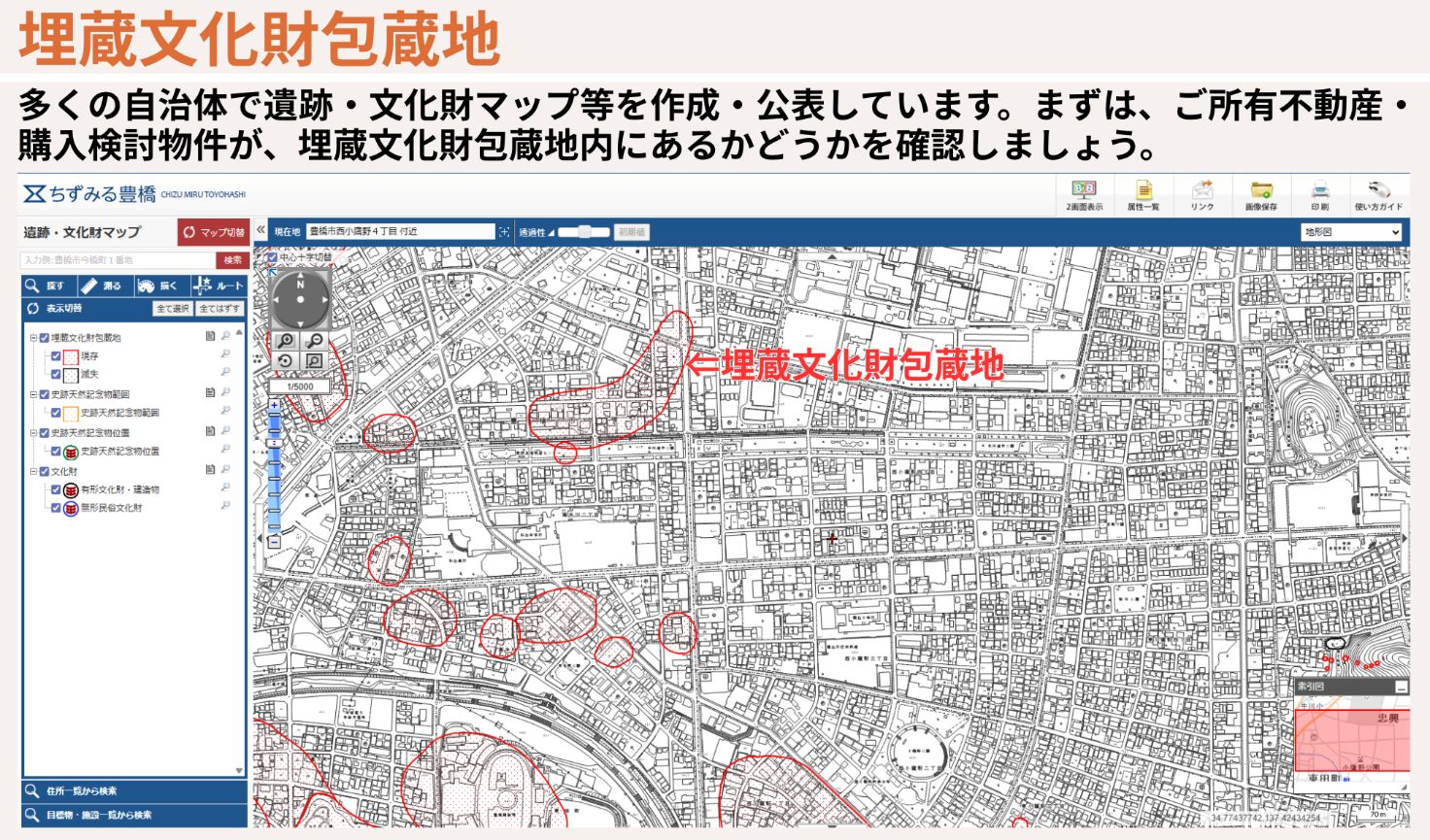 不動産売買で見落とせない埋蔵文化財包蔵地とは何か