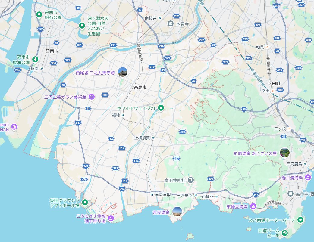 西尾市全体図
