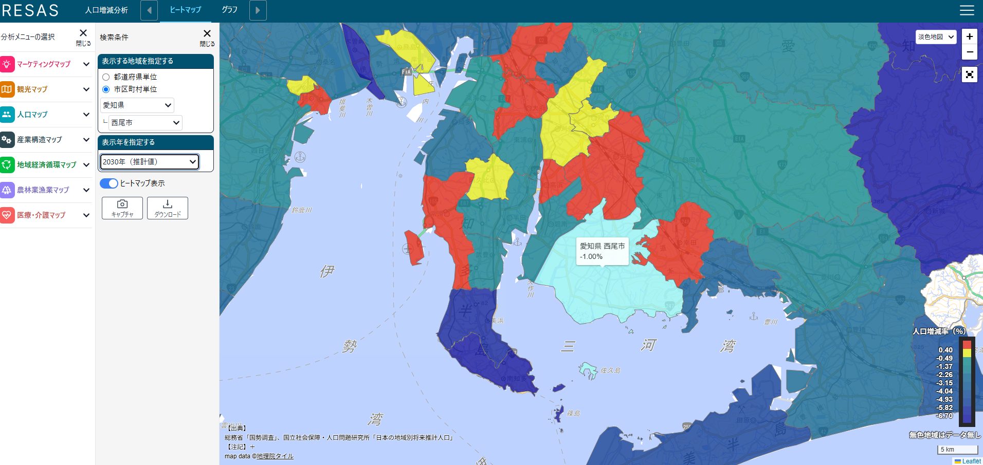 RESAS地域経済分析システム