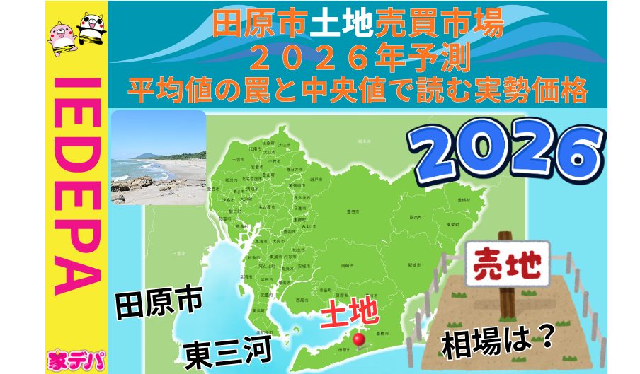 田原市土地売買市場2026年予測平均値の罠と中央値で読む実勢価格