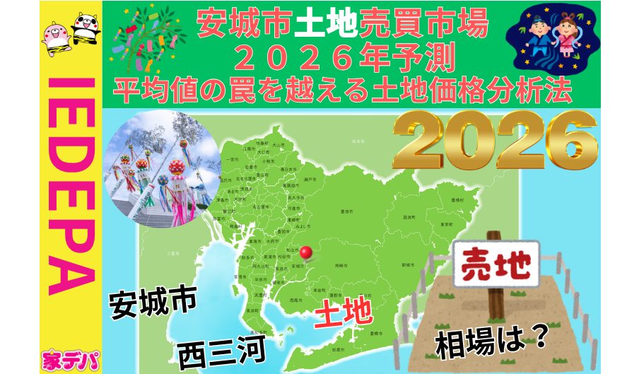 安城市土地売買市場2026年予測平均値の罠を越える土地価格分析法