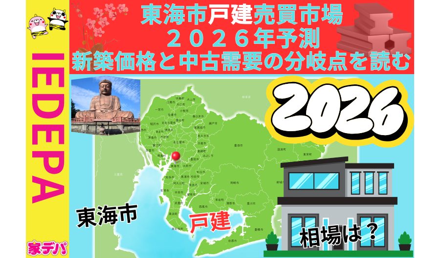 東海市戸建売買市場2026年予測新築価格と中古需要の分岐点を読む