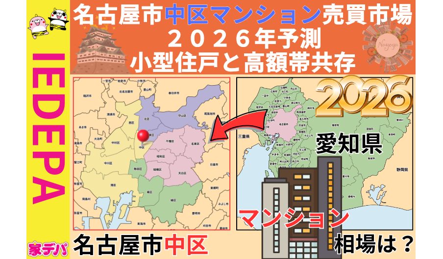 名古屋市中区マンション売買市場2026年予測小型住戸と高額帯共存
