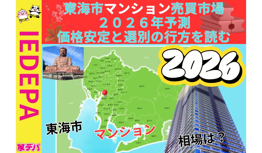 東海市マンション売買市場2026年予測価格安定と選別の行方を読む