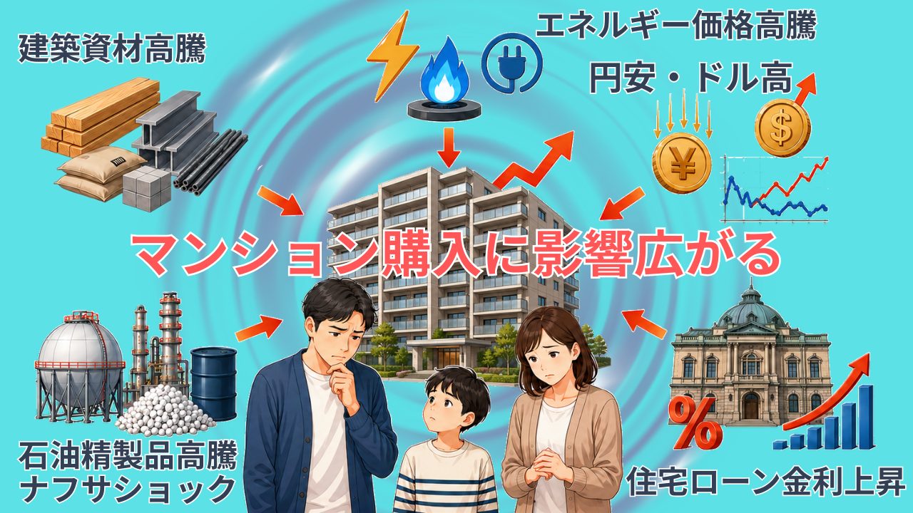 マンション購入要因と政策金利を合わせて月額負担を見る