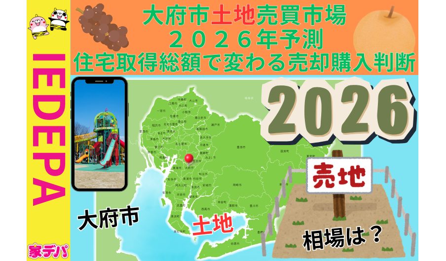 大府市土地売買市場2026年予測住宅取得総額で変わる売却購入判断