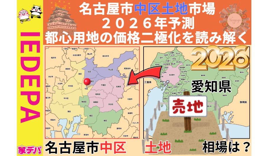 名古屋市中区土地市場2026年予測都心用地の価格二極化を読み解く