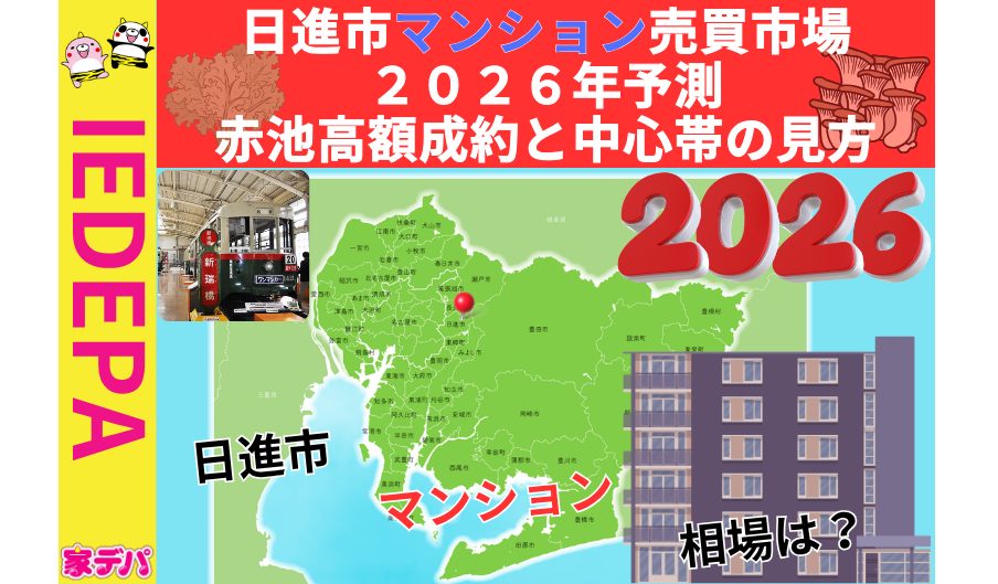 日進市マンション売買市場2026年予測赤池高額成約と中心帯の見方
