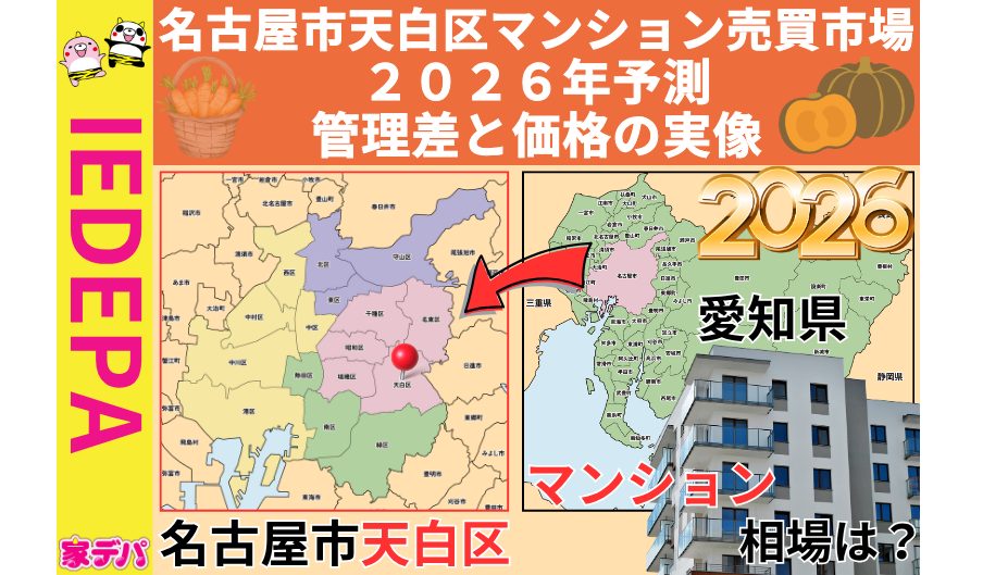 名古屋市天白区マンション売買市場2026年予測管理差と価格の実像