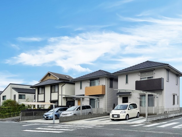 住宅街写真
