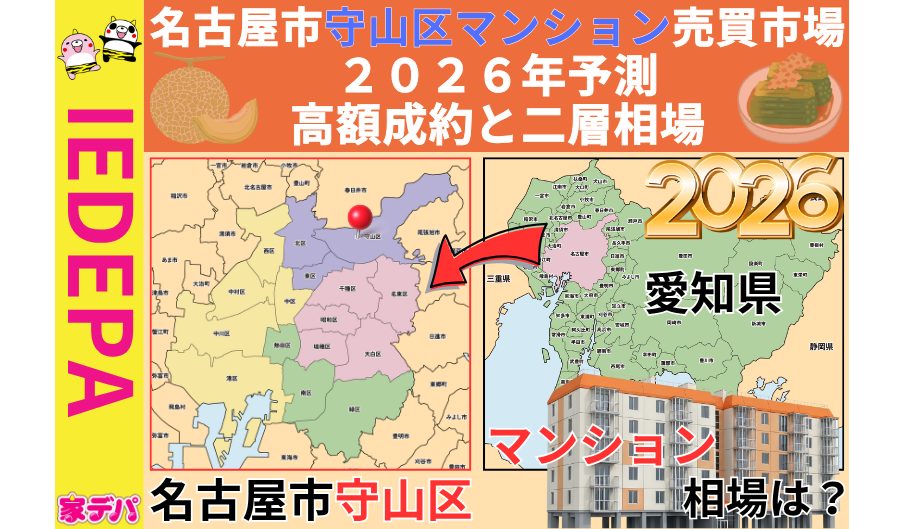 名古屋市守山区マンション売買市場2026年予測高額成約と二層相場