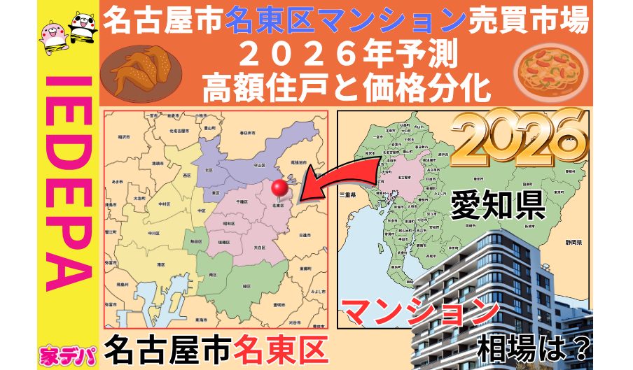 名古屋市名東区マンション売買市場2026年予測高額住戸と価格分化