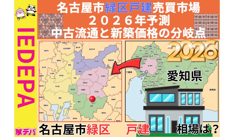 名古屋市緑区戸建売買市場2026年予測中古流通と新築価格の分岐点