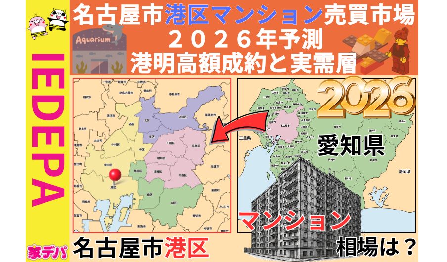 名古屋市港区マンション売買市場2026年予測港明高額成約と実需層