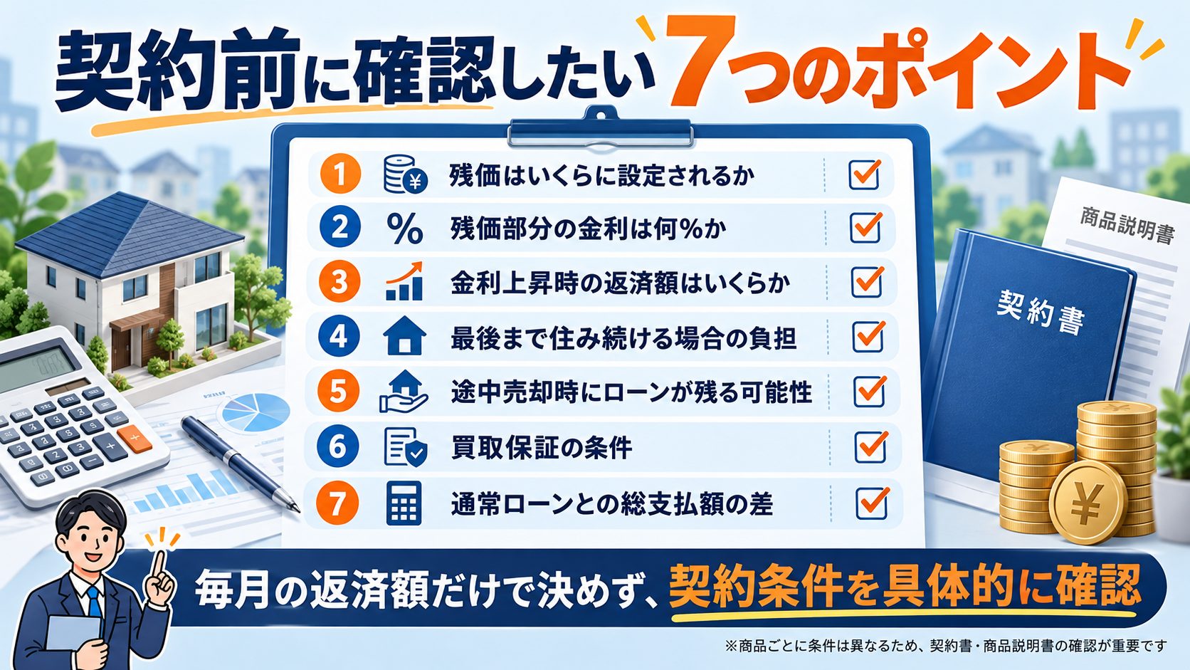契約前確認したい７つのポイント